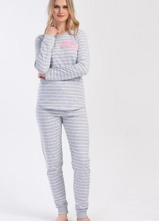 Байковый комплект с длинным рукавом vienetta, 4030170000,размер s,m,l,xl