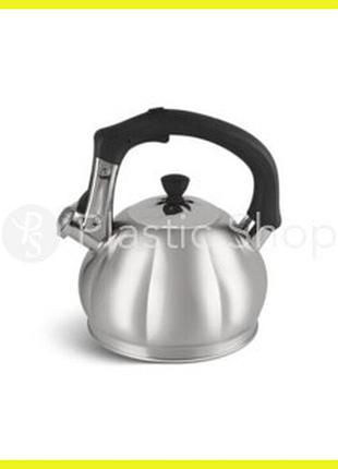 Чайник со свистком из нержавеющей стали edenberg eb-8826 - 3л