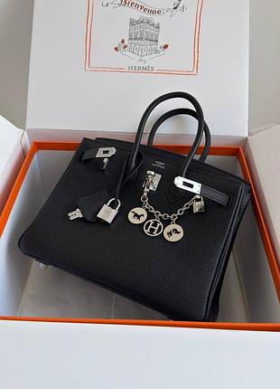 Сумка birkin 25 чорна 2