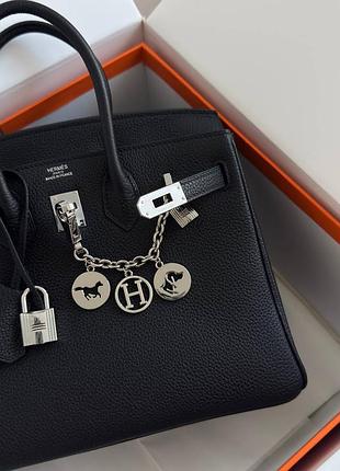 Сумка birkin 25 чорна 3