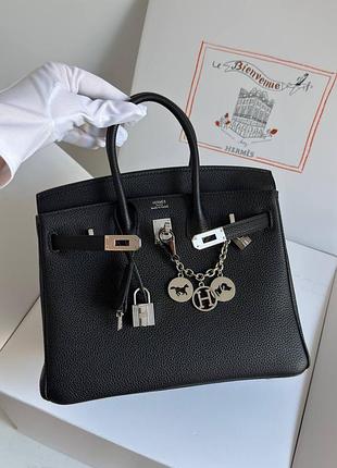 Сумка birkin 25 чорна 5