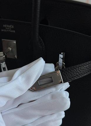 Сумка birkin 25 чорна 9