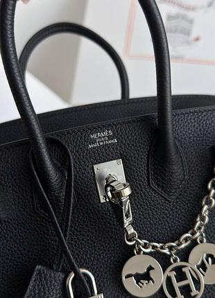 Сумка birkin 25 чорна 7
