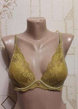 Marks and spencer жіночий бюстгальтер з шовком та мереживом розмір 75 с✨