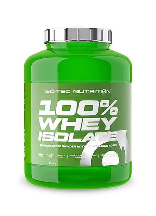 Сивороточный изолят scitec nutrition 100% whey isolate, 1.8 кг - шоколад