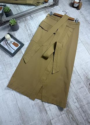 Міді спідниця на запах від h&m