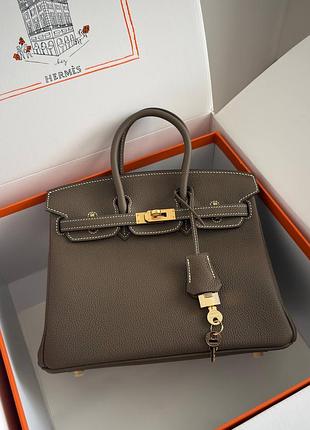 Сумка birkin 25 étoupe
