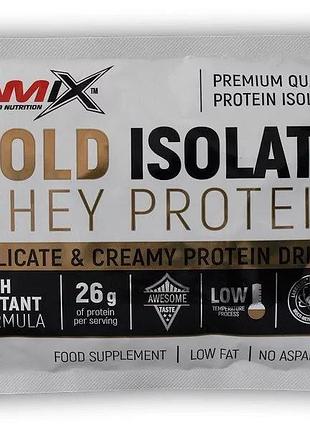 Протеин amix gold whey protein isolate, 30 грамм - шоколад