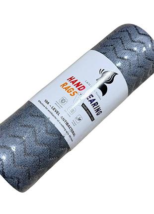 Набір рушників багаторазових в рулоні l&m home textiles 20869 25х25 см 20 шт сірий