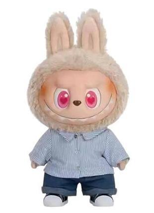Игрушка лабубу с подсветкой, звуками и движениями в съемной одежде h-40см lbb 040-6