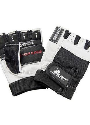 Перчатки для фитнеса olimp sport nutrition hardcore one, white - xxl