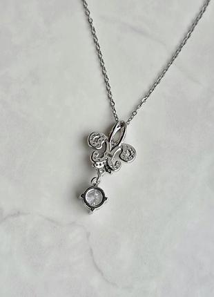 Кулон silver royal fleur chrome hearts 5