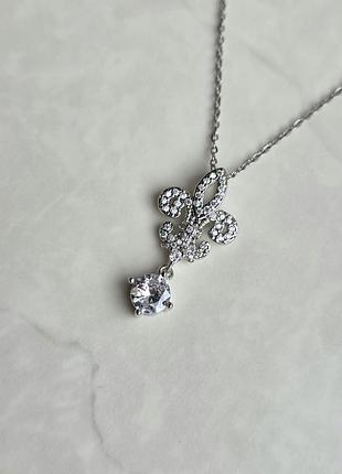Кулон silver royal fleur chrome hearts 3