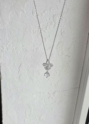 Кулон silver royal fleur chrome hearts 6