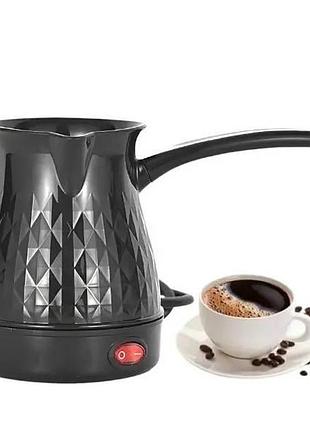 Турка электрическая дорожная 500вт electric coffee pot raf r.157 черная