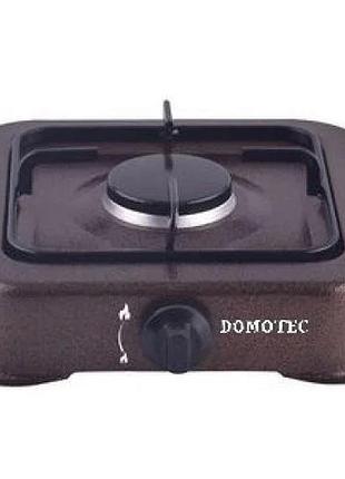 Настольный газовый таганок плита domotec ms 6601 на 1 конфорку