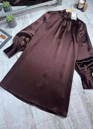 Сатинова сукня від h&m
