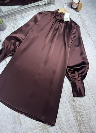 Сатиновое платье от h&amp;m 2