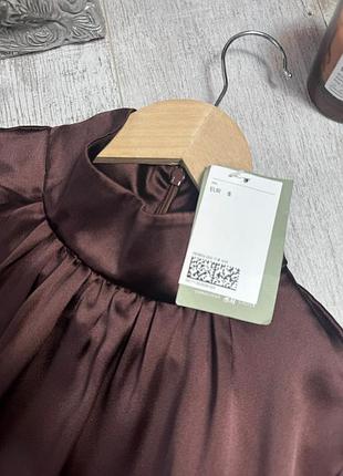 Сатиновое платье от h&amp;m 8