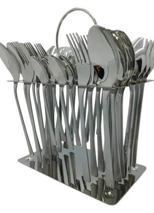 Набор столовых приборов на 12 персон/36пр рифленые cutlery set cd-03
