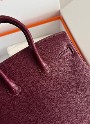 Сумка birkin 25 rouge 4