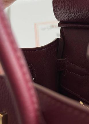 Сумка birkin 25 rouge 10