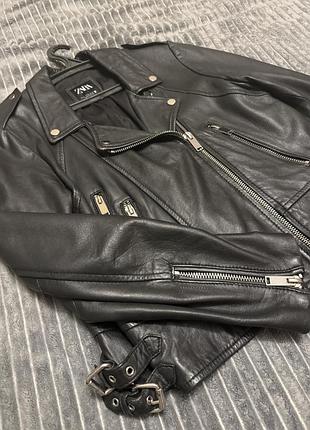 Продам шкіряну косуху zara 2