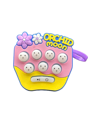 Іграшка антистрес брелок pop it pro orchid moon