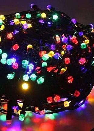 Гірлянда світлодіодна від мережі y-039-2m 19641 12 м 200 led мультиколор