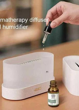Увлажнитель воздуха с эффектом пламени humidifier flame белый