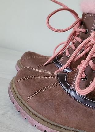 Ботинки кожаные утепленные agatha гг.25 5