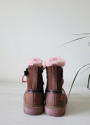 Ботинки кожаные утепленные agatha гг.25 3