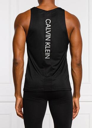 Новая черная спортивная майка кельвин клейн calvin klein performance tank top, факт l, оригинал