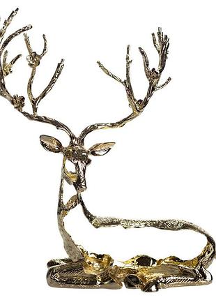Декоративная фигурка lying deer 20х8х25 см металлическая hp-7-16
