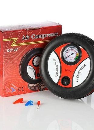 Автокомпрессор air compressor dc12v (колесо)