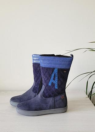 Сапожки утепленные кожаные agatha гг.30