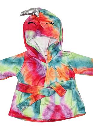 Халатик для ляльки "єдиноріжок" m 6049 ua(multicolor) для ляльки 43-46 см