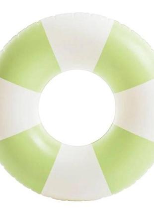 Коло надувне 91см intex 59271 np салатовий з білим