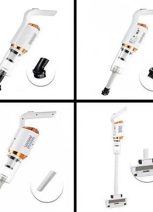 Бездротовий пилосос wireless vacuum cleaner білий