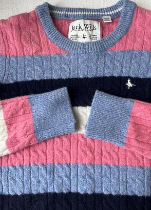 Яскравий вовняний меріно светр від jack wills