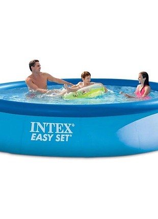 Надувний басейн сімейний intex 28143 (396х84 см), 7290 л