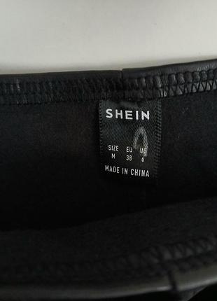 Шорты из экокожи shein 4
