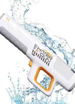 Автомат водный аккумуляторный игровой 7.4 v, usb w 3-1 белый с серым