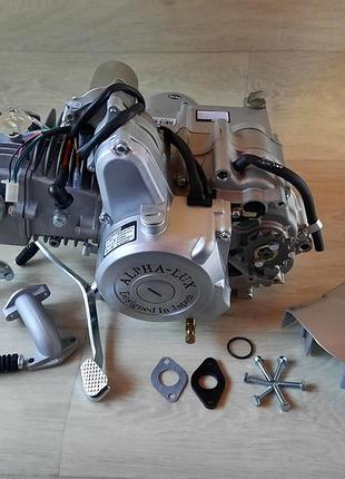 Двигатель 125cc, механика, алюминиевый цилиндр (delta, alpha, pitbike)