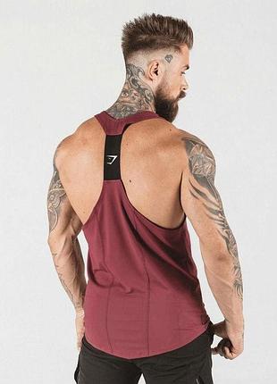 Майка спортивная "gym aesthetics" черная