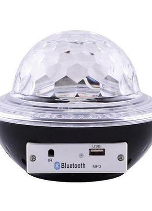 Лазерна диско куля ufo bluetooth crystal magic bal
