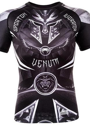 Футболка чоловіча "venum" gladiator спортивна компресійна стрейч для тренувань бокс та змішані єдиноборства xl