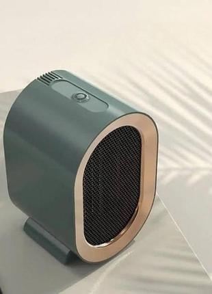 Обогреватель настольный 1200вт air heater зеленый