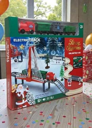 Железная дорога новогодняя merry christmas 9263-4c