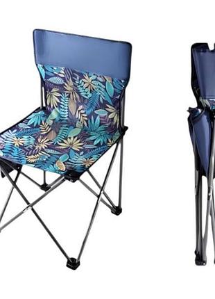 Стілець розкладний 43*43*72см skif outdoor comfort stul-95 фіолетовий з принтом